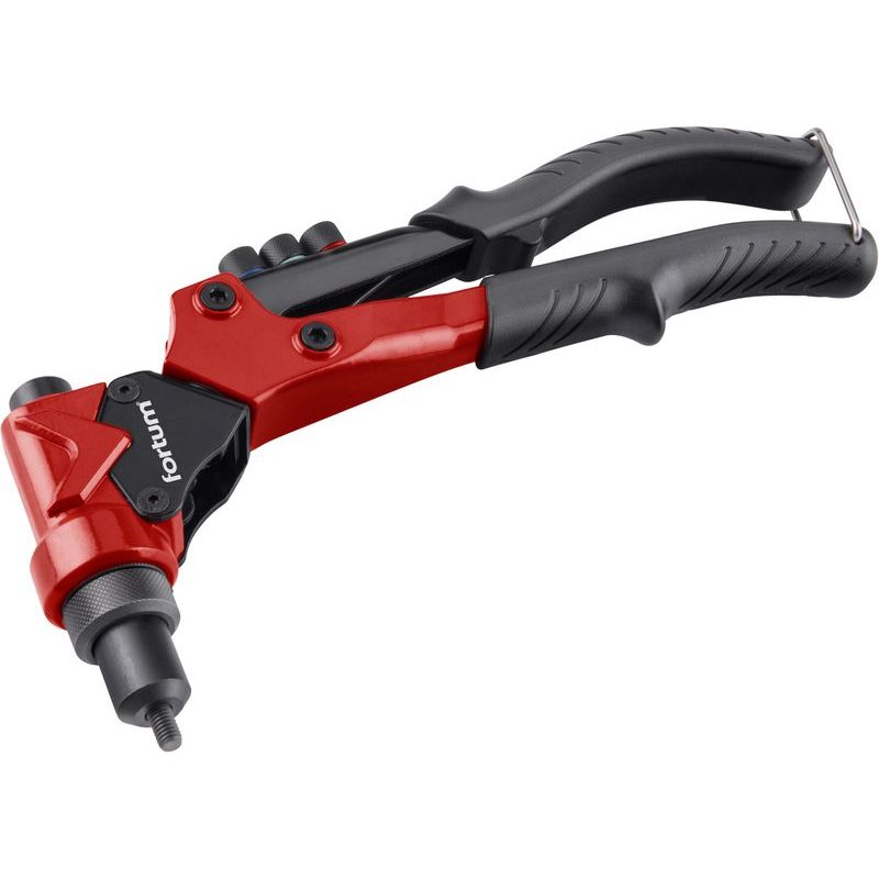 FORTUM KLEŠTĚ NÝTOVACÍ S OTOČNOU HLAVOU COMBO, PRO NÝT. MATICE M3-M6 A TRHACÍ NÝTY 2,4-4,8MM, 4770628 - NÝTOVACÍ KLEŠTĚ - RUČNÍ NÁŘADÍ