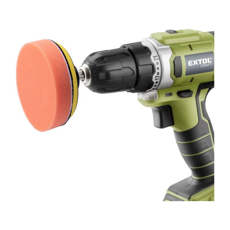 EXTOL CRAFT SADA ČISTÍCÍCH/LEŠTÍCÍCH VÝSEKŮ NA VRTAČKU 10KS, PRŮMĚR 100MM, 3X3DRUHY, 904002 - PRO LEŠTIČKY - PŘÍSLUŠENSTVÍ