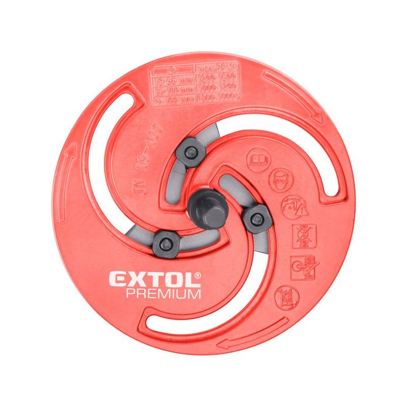 EXTOL PREMIUM VRTÁK/KORUNKA VYKRUŽOVACÍ NASTAVITELNÁ, O19-127MM, STOPKA O9MM, 8801610 - VRTÁKY, KORUNKY - PŘÍSLUŠENSTVÍ