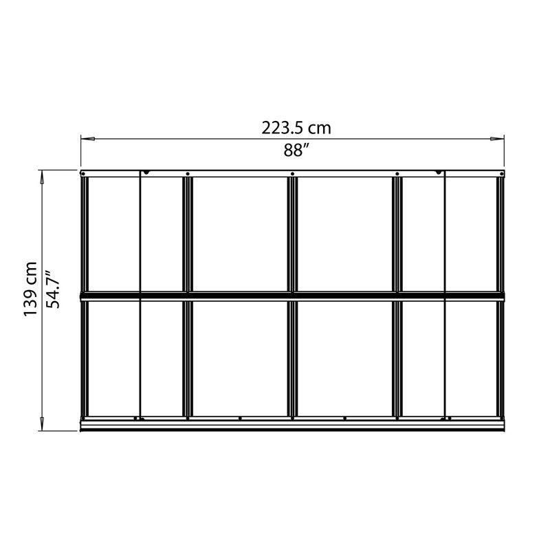 PALRAM - CANOPIA HERALD 2230 VCHODOVÁ STŘÍŠKA - PŘÍSTŘEŠKY VCHODOVÉ, PRO AUTA - DŮM A DOMÁCNOST, ELEKTRO..