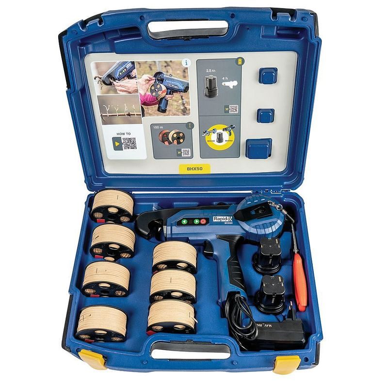 AKU VÁZACÍ STROJ RAPID BHX50, 14,4V, 2,5AH - ZAHRADNÍ NÁŘADÍ - ZAHRADA