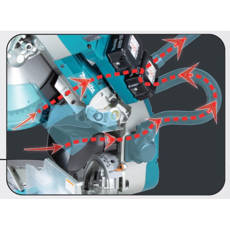 MAKITA DLS211ZU - AKU POKOSOVÁ PILA S AWS 305MM LI-ION LXT 2X18V BEZ AKU Z - AKU POKOSOVÉ PILY (KAPOVACÍ) - AKU NÁŘADÍ