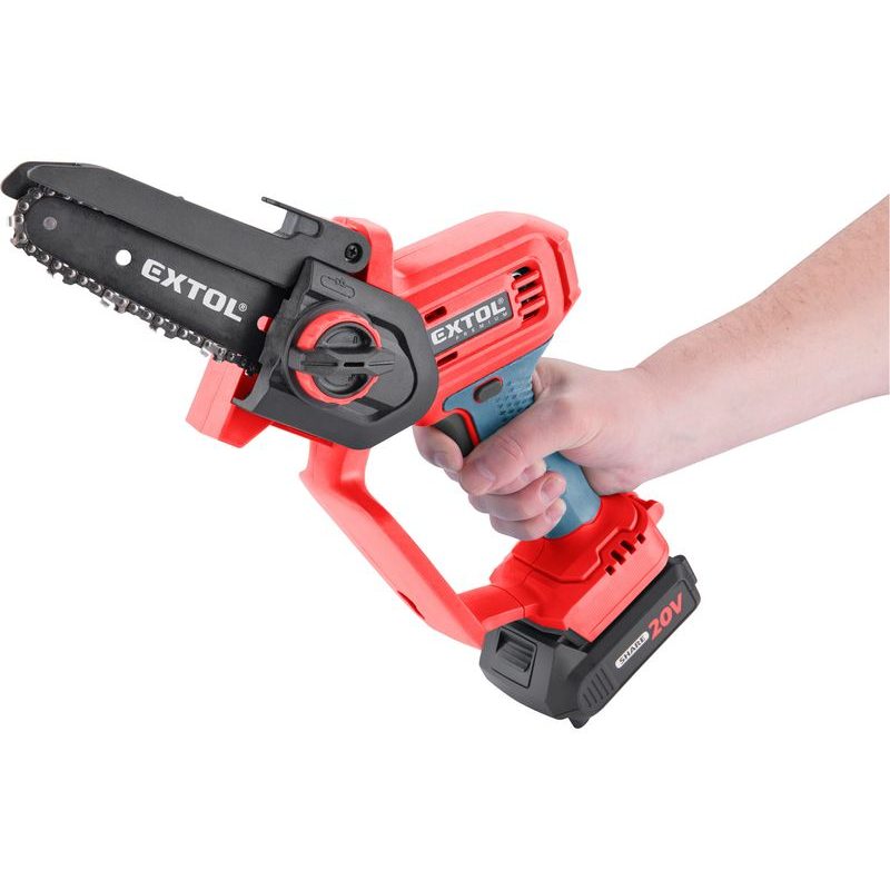 EXTOL PREMIUM PILA ŘETĚZOVÁ AKU JEDNORUČNÍ SHARE20V, 12CM, 20V LI-ION, 2AH, 8891922 - PROŘEZÁVACÍ PILY - ZAHRADA