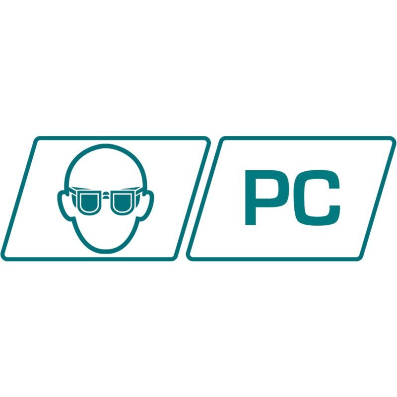 TOTAL BRÝLE OCHRANNÉ, INDUSTRIAL, ČIRÉ, TSP301 - BRÝLE A ŠTÍTY - PŘÍSLUŠENSTVÍ