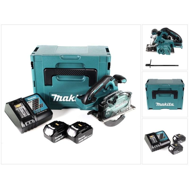 MAKITA DCS553RTJ - AKU PILA NA KOV LI-ION LXT 18V/5,0AH,MAKPAC - AKU KOTOUČOVÉ PILY (MAFL) - AKU NÁŘADÍ