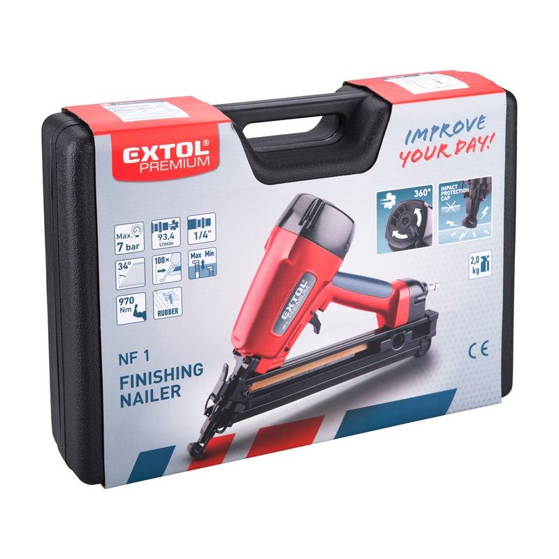 EXTOL PREMIUM NF 1 HŘEBÍKOVAČKA DOKONČOVACÍ, PNEU, 8865041 - HŘEBÍKOVAČKY PNEU - PNEU NÁŘADÍ