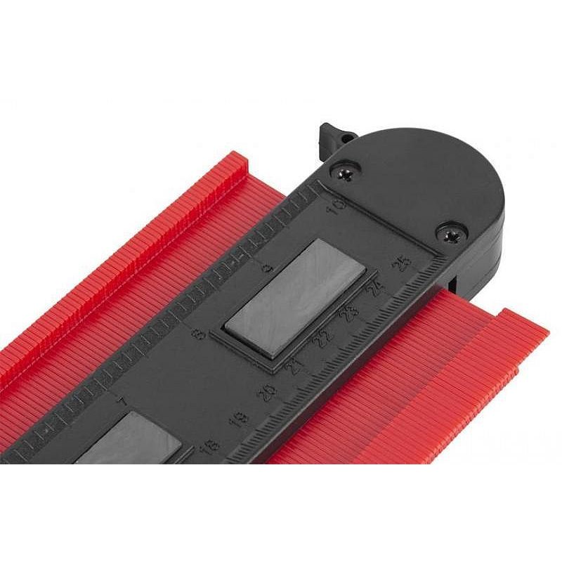 ŠABLONA DG680, 250X101MM, S UZAMKNUTÍM, POMŮCKA NA OBKRESLENÍ TVARŮ - ŘEZAČKY OBKLADŮ A DLAŽBY + PŘÍSLUŠENSTVÍ - STAVEBNÍ TECHNIKA