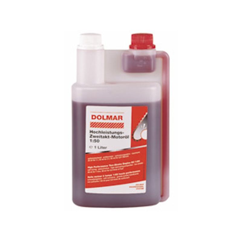 MAKITA 980008112 - OLEJ MOTOROVÝ DOLMAR 2-TAKT 1:50, 1000ML S DÁVKOVAČEM=NEW980008612 - OSTATNÍ PŘÍSLUŠENSTVÍ - MAKITA-SHOP