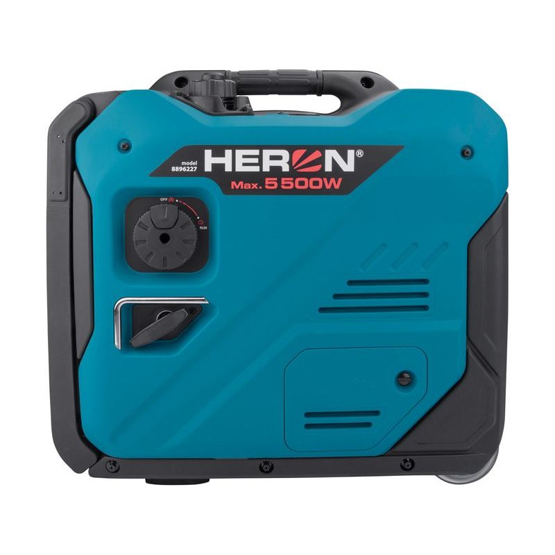 HERON ELEKTROCENTRÁLA DIGITÁLNÍ INVERTOROVÁ, 5,5KW, ELEKTRICKÝ START, DÁLKOVÉ OVLÁDÁNÍ, ATS A AGS-READY, PODVOZEK, 8896227 - DIGITÁLNÍ ELEKTROCENTRÁLY - ELEKTROCENTRÁLY