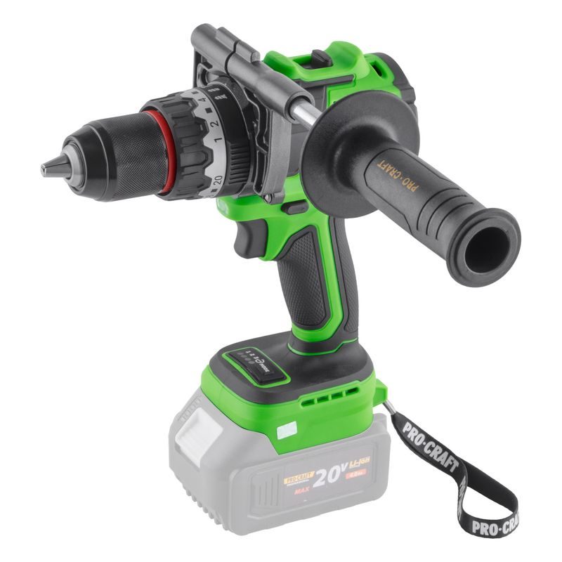 SADA AKU ŠROUBOVÁK 180NM PROCRAFT PA18PROBL S 2X BATERIE 20V 4AH A NABÍJEČKOU 20/1 | SPA18PROBL-BB/2X20-4/20-1 PROCRAFT - AKU ŠROUBOVÁK 18V - 20V - AKU NÁŘADÍ