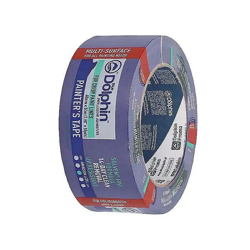 MASKOVACÍ KREPOVÁ PÁSKA 48X50M - GARANTOVANÁ UV OCHRANA - ODVÍJEČE A LEPÍCÍ PÁSKY - DÍLNA A GARÁŽ