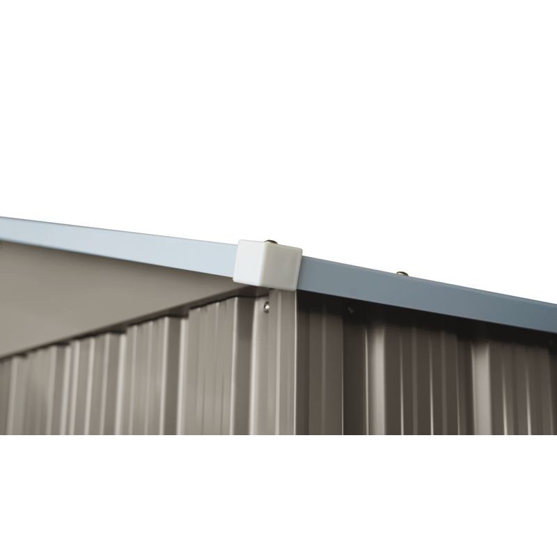 RIWALL PRO RMSA 6X8 BROWN ZAHRADNÍ DOMEK KOVOVÝ 2,4 X 1,7 M SE SEDLOVOU STŘECHOU HNĚDÝ - ZAHRADNÍ DOMKY - DŮM A DOMÁCNOST, ELEKTRO..
