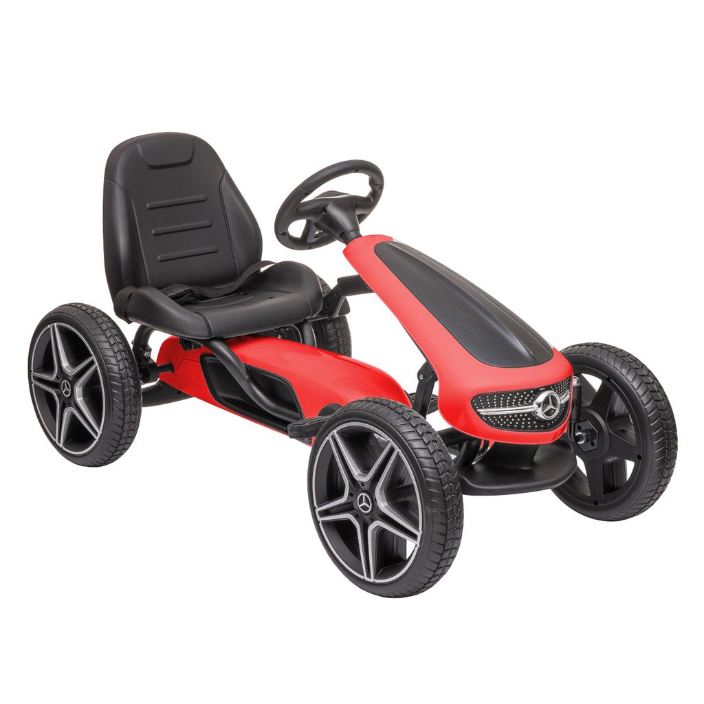 MERCEDES BENZ PEDAL GO KART RED - šlapací autíčko | Šlapadla | Dětské hračky  | HECHT