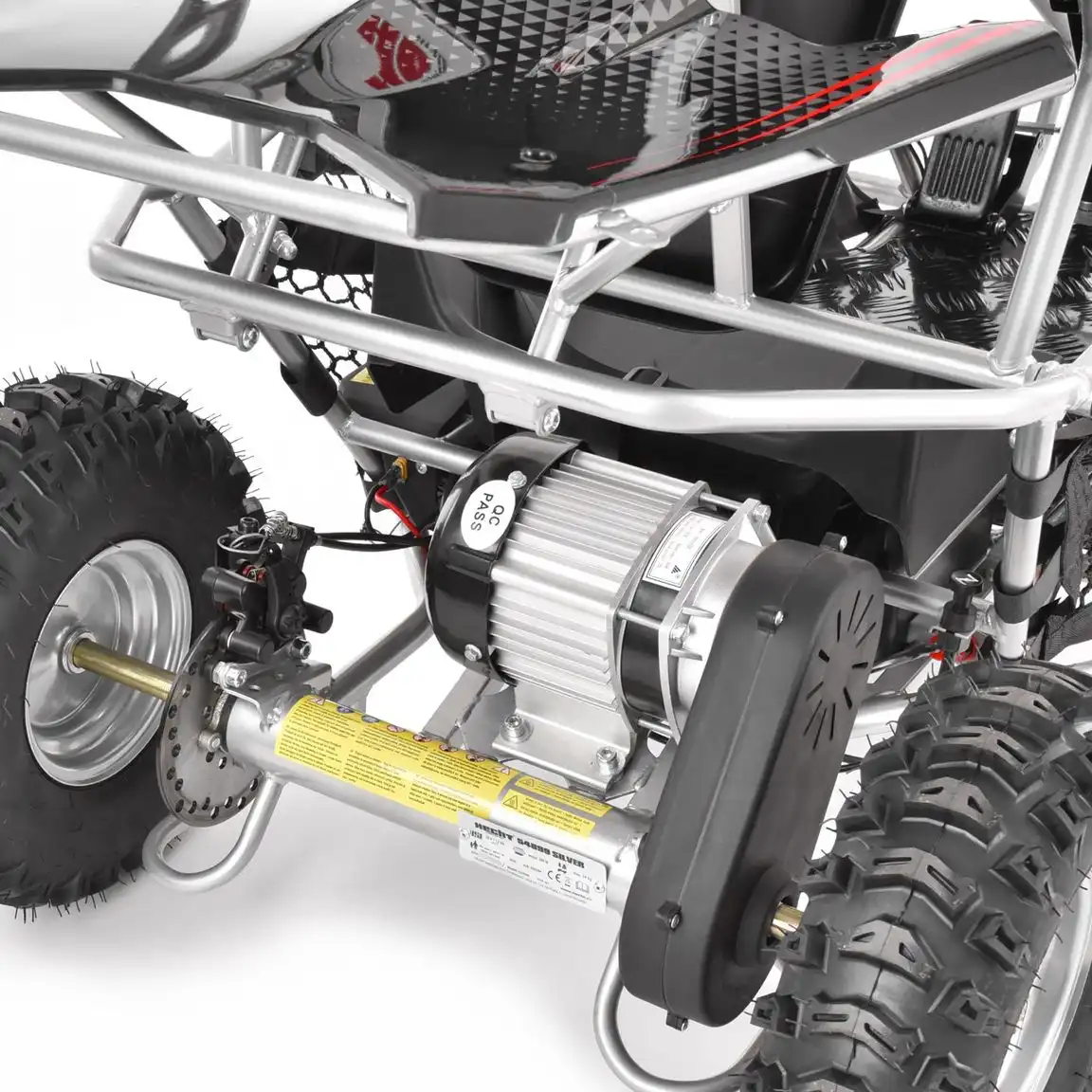 Výkonný elektrický motor s řetězovým pohonem