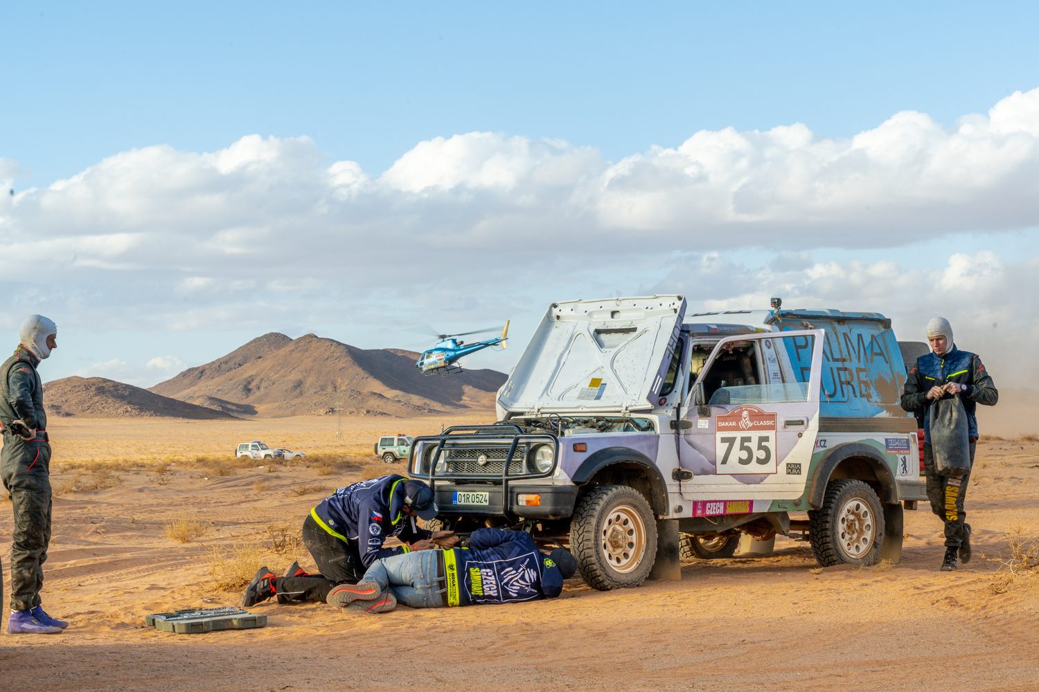 V Czech Samurais týmu otestovali na Dakaru 76 dílnou sadu nářadí HECHT 2076  | HECHT