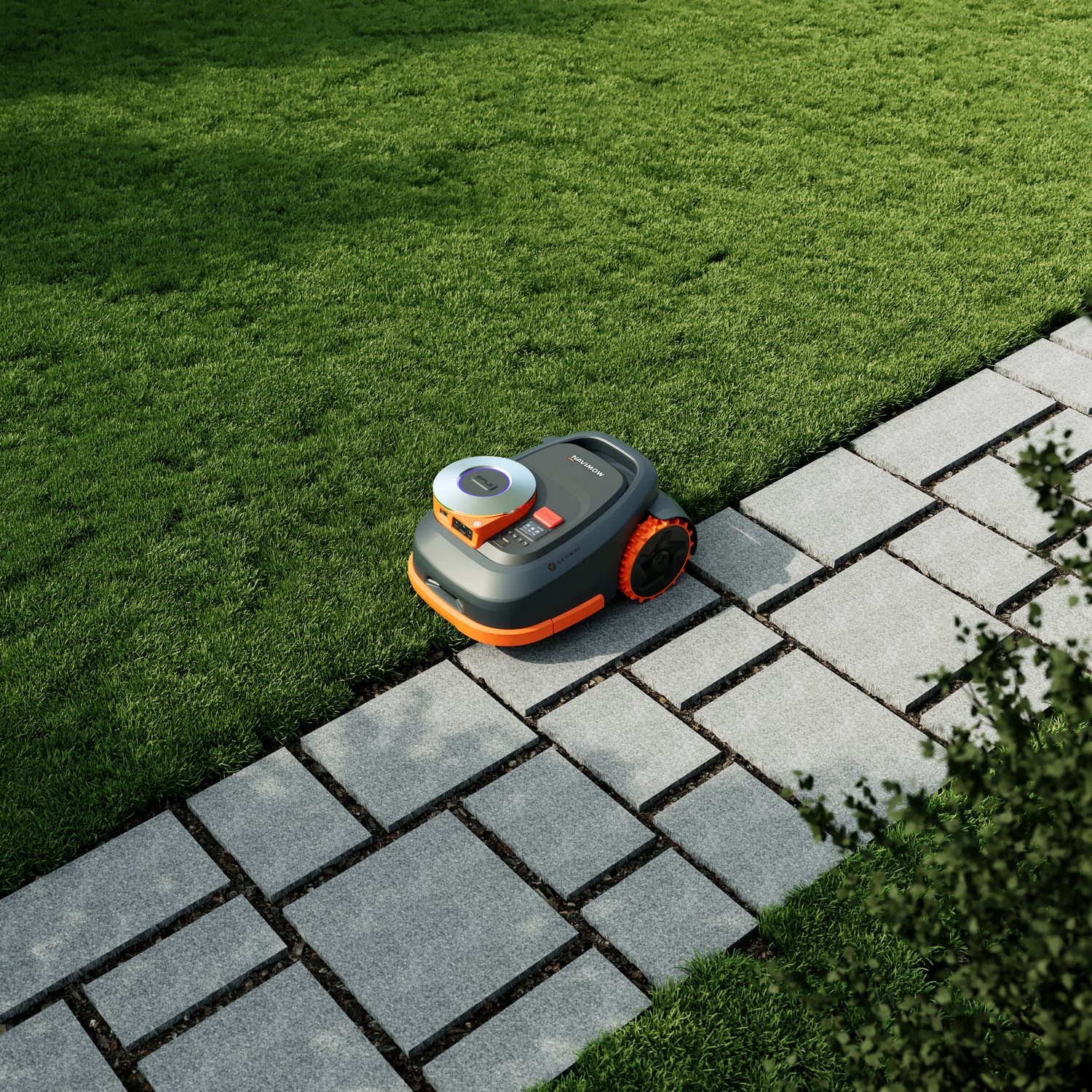 Navimow H2 – mowing over edges
