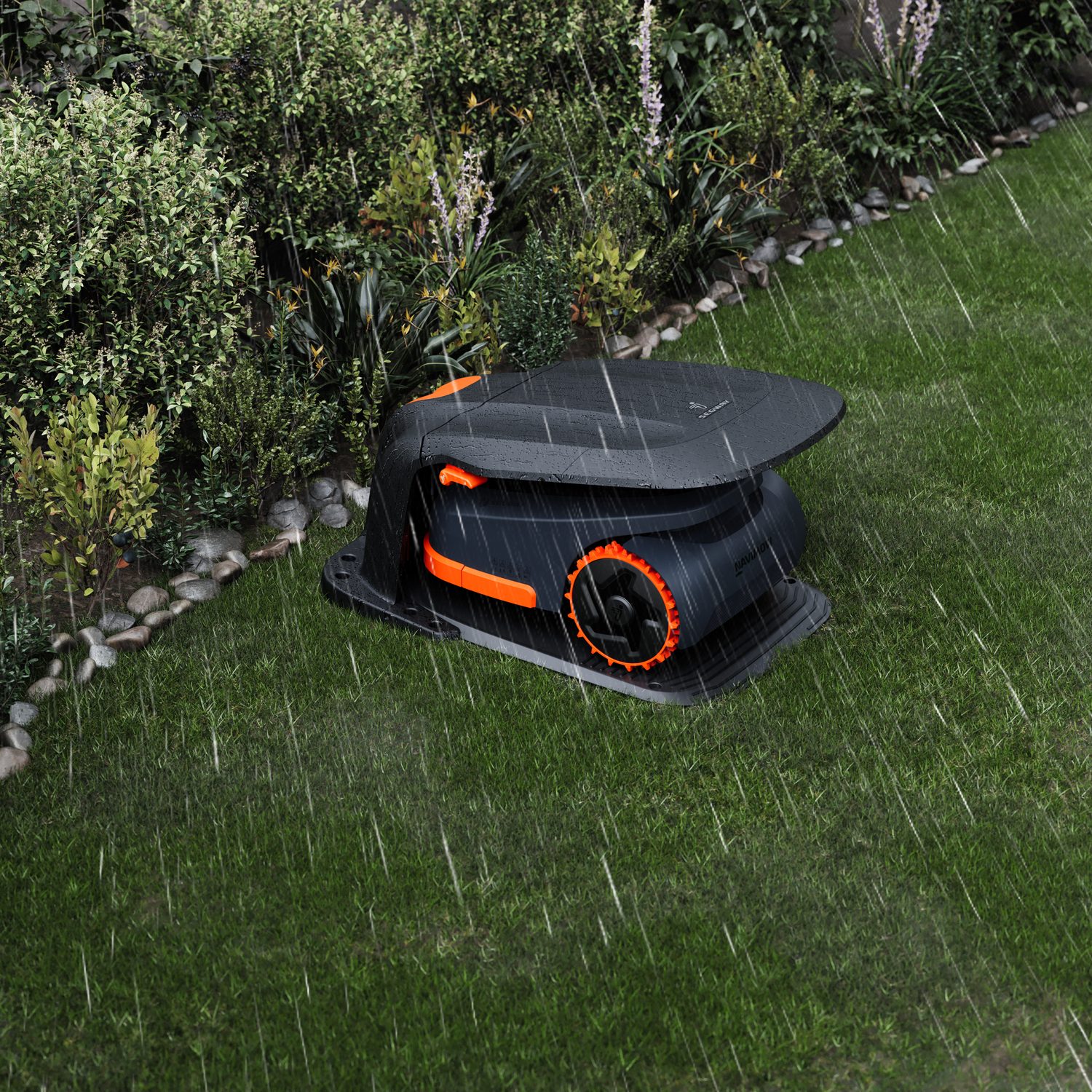 Mowing adapted to weather