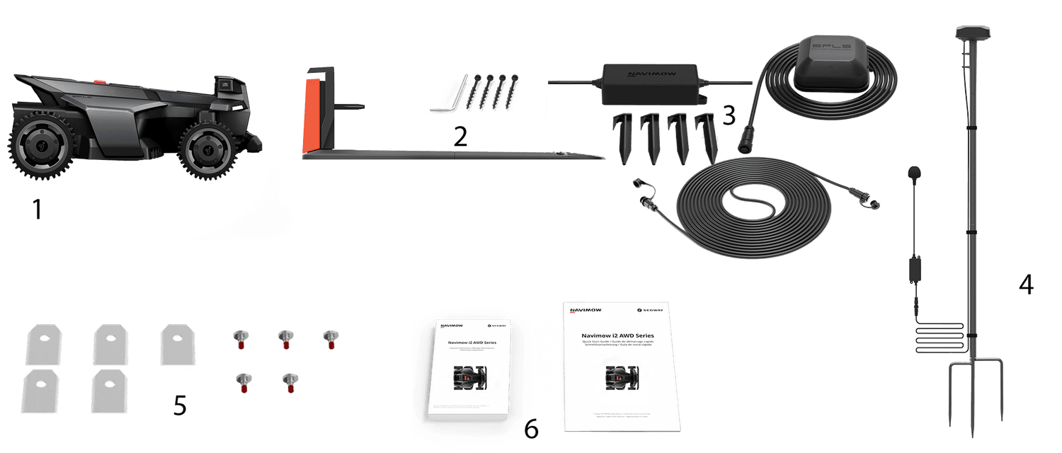X3 series illustration package – replace with X420E package contents photo