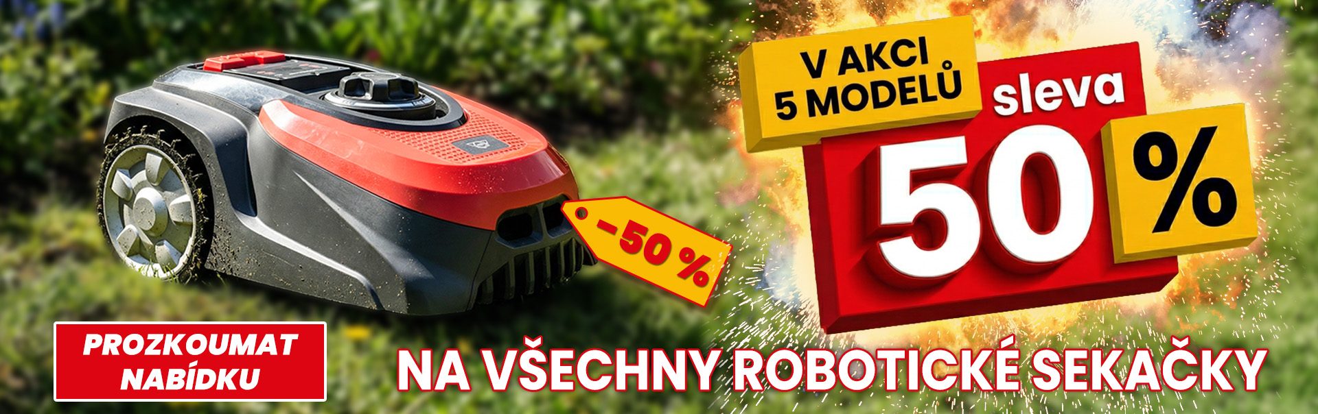 Robotické sekačky