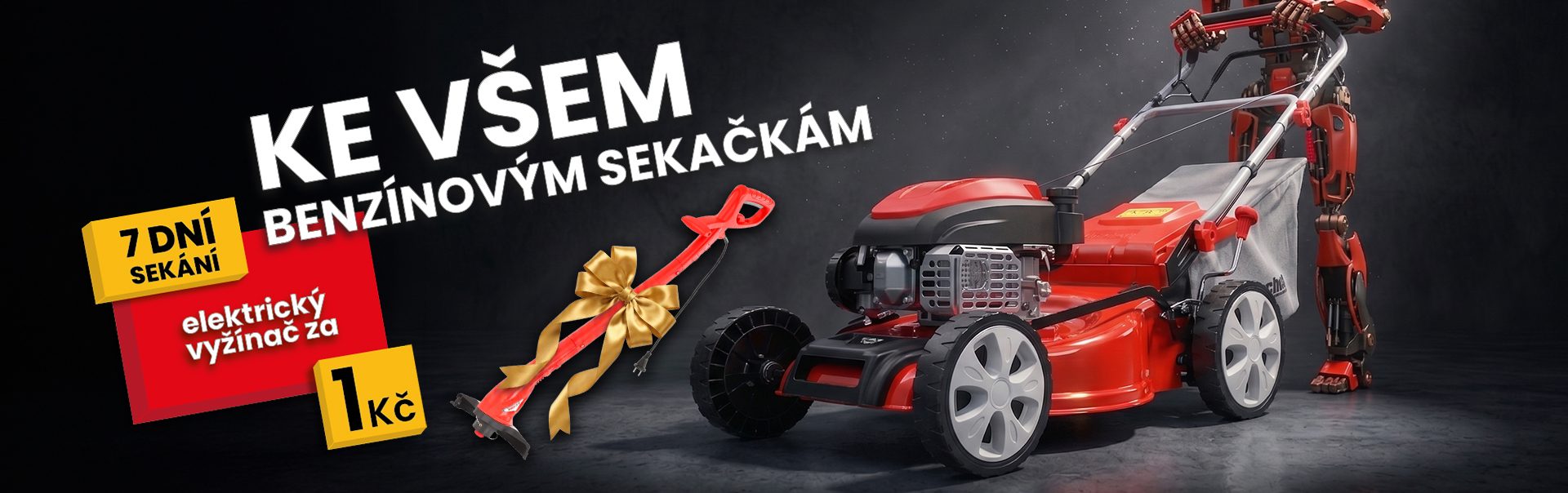7 dní sekaání - vyžínač za kačku