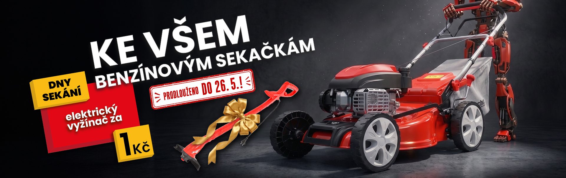 7 dní sekaání - vyžínač za kačku