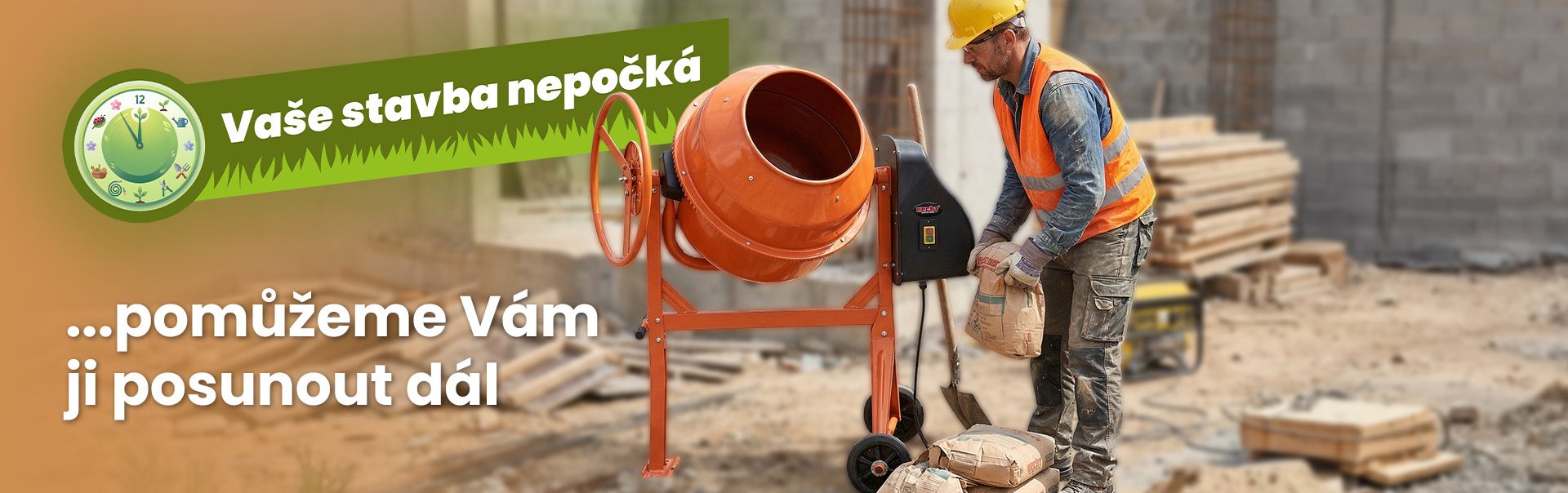 Stavební míchačka - HECHT 21105