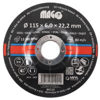 Brusný kotouč na kov 125x6x22,2 mm