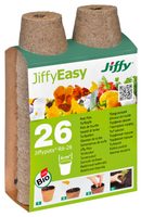 Rašelinový květináč Jiffypot® R6-26, 6 cm - balení 26 kusů