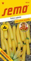 Tykev cuketa - Sunstripe F1 žlutá s b. pruhy 10s - série JAZÝČKY