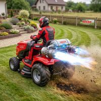 Zahradní traktor na vodík - HECHT GARDEN F1 GT