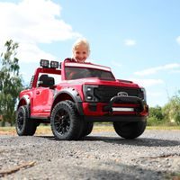 Dětské akumulátorové autíčko - FORD F450 RED