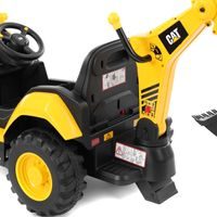 Akumulátorový bagr - CAT BACKHOE YELLOW