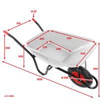 Zahradní kolečko - HECHT 900160