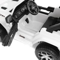 Jeep Wrangler Rubicon White - akumulátorové autíčko - vozítko