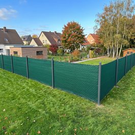 Stínovka PE SUNTEX 90 S OKY GREEN 1,5 x 10 m