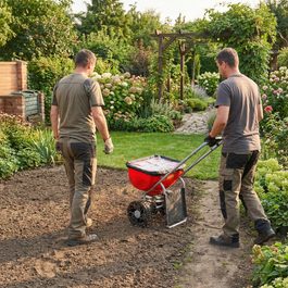 Ruční rozmetač hnojiva, osiva nebo soli - HECHT 33