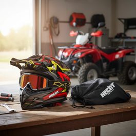 Přilba pro čtyřkolku a motocykl - HECHT 56915 M