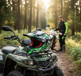 Přilba pro čtyřkolku a motocykl - HECHT 53915 L