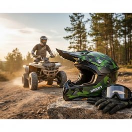 Přilba pro čtyřkolku a motocykl - HECHT 56915 M