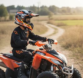 Přilba pro čtyřkolku a motocykl - HECHT 56915 M