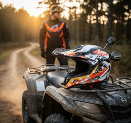 Přilba pro čtyřkolku a motocykl - HECHT 56915 M