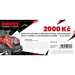 Dárkový poukaz v hodnotě 2000 Kč