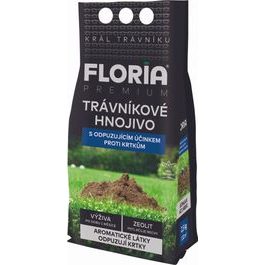FLORIA Trávníkové hnojivo s odpuzujícími účinky na krtky 2,5 kg