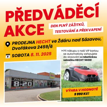 PŘEDVÁDĚCÍ AKCE! Den plný zážitků, testování a překvapení!