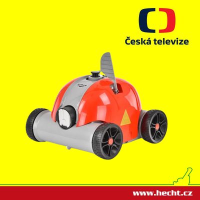 TV TIP: Automatický bazénový vysavač HECHT BLUESEA 80 v pořadu POLOPATĚ!
