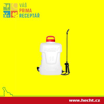 Akumulátorový zádový postřikovač HECHT 416 ACCU – v Receptáři prima nápadů