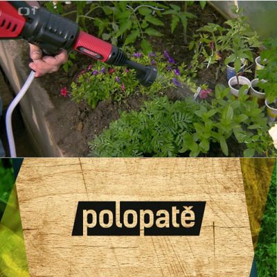 Polopatě – zalévání tlakovou myčkou HECHT 3025