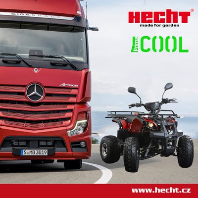 Soutěž pořadu AUTOSALON s tahačem MERCEDES-BENZ pokračuje. První cenou je čtyřkolka HECHT