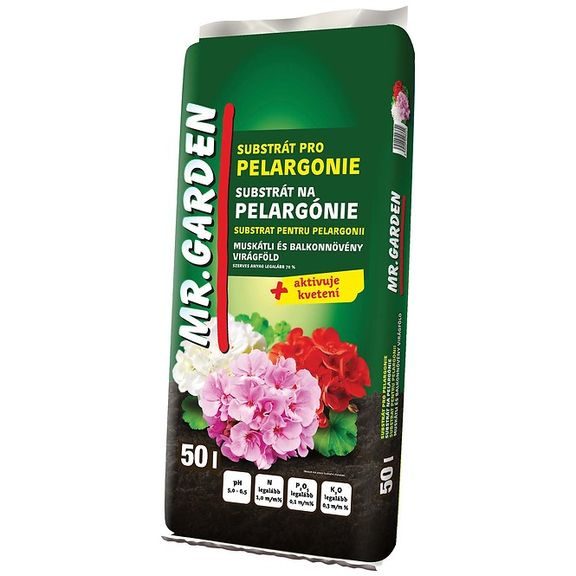 Substrát pro pelargonie - 50 l