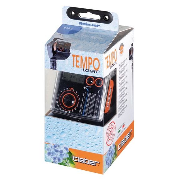 Jednoventilový automatický časový spínač TEMPO LOGIC v balení